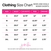 Bows And Goals Boxer Shorts- Blue