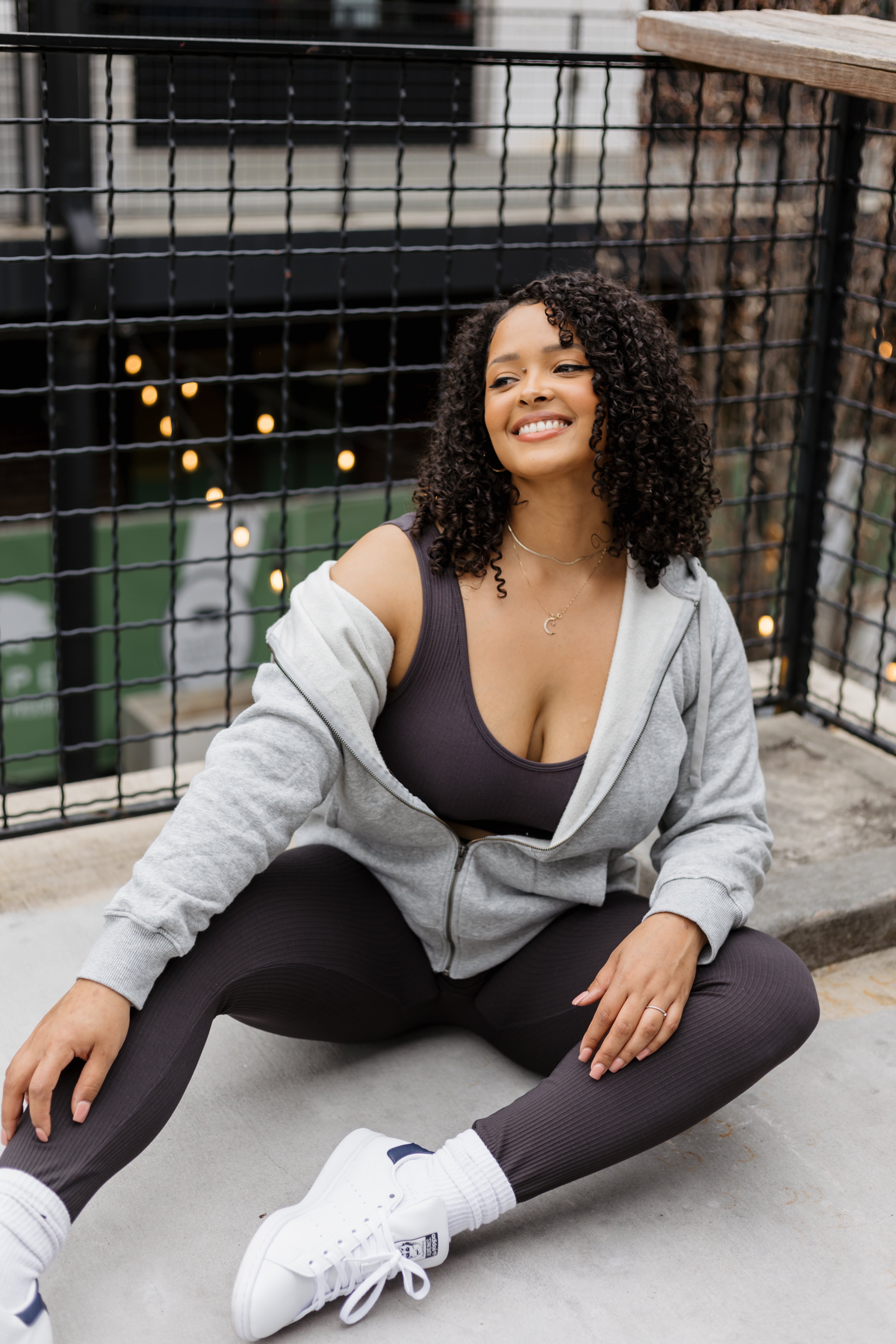 Ribbed High Waist Leggings - Curvy Fit (DW)