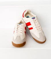 Madrid Sneaker in Beige/Red