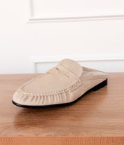 Margot Slide Loafer in Cream
