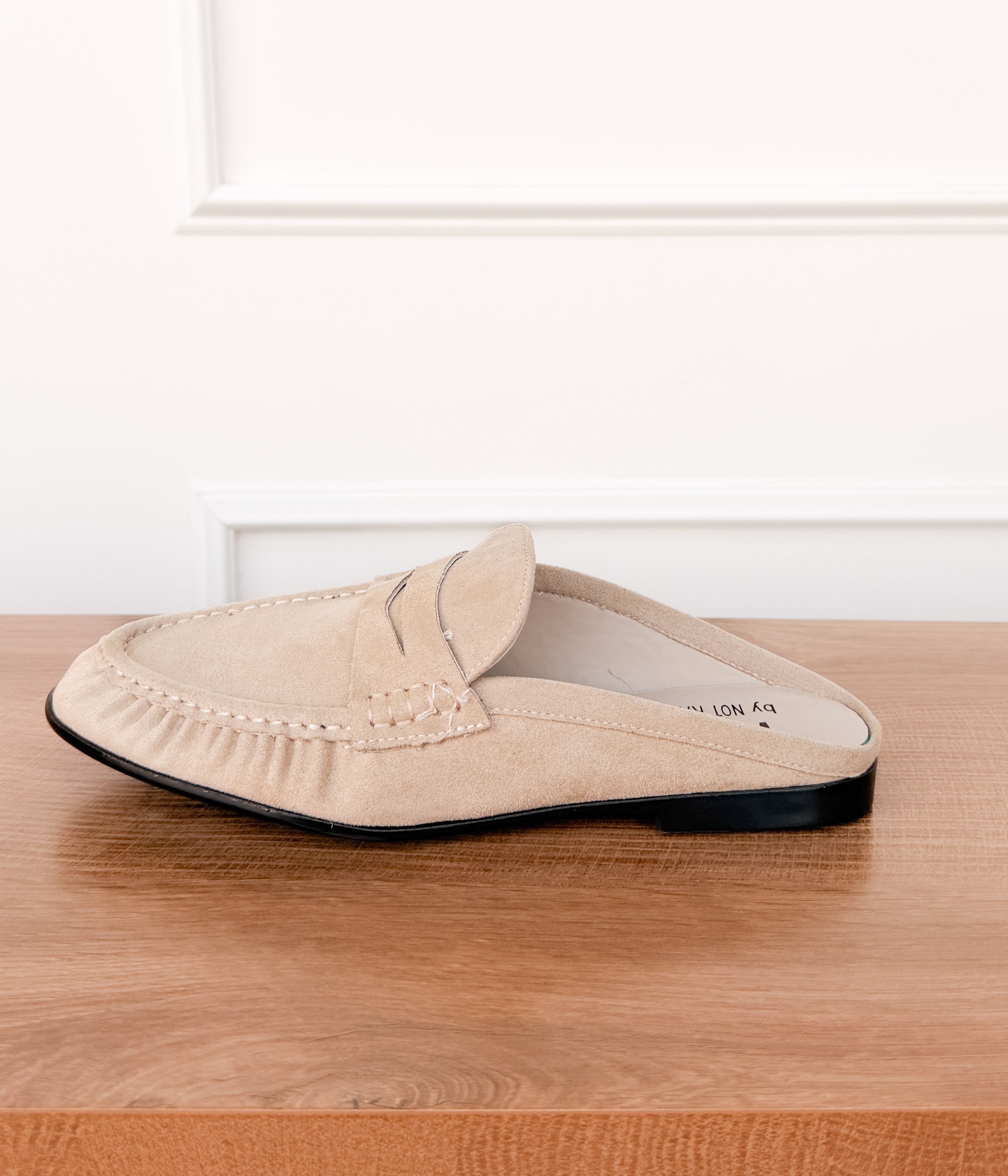 Margot Slide Loafer in Cream
