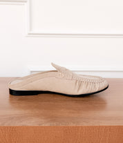 Margot Slide Loafer in Cream
