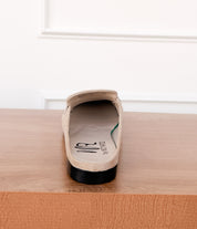 Margot Slide Loafer in Cream