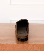 Margot Slide Loafer in Olive