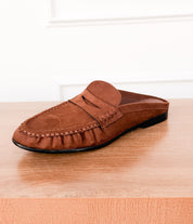 Margot Slide Loafer in Chocolate