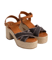 Nana Platform Sandals in Black
