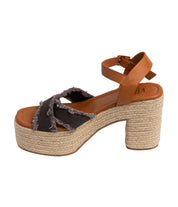 Nana Platform Sandals in Black