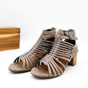 Ofanto Heeled Sandal in Grey