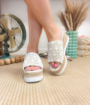 Ophelia Wedges in White