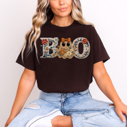*Preppy Ghost Boo Tee/Crewneck