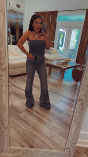 Judy Blue  Tummy Control High Rise Jaqueline Flare Jeans