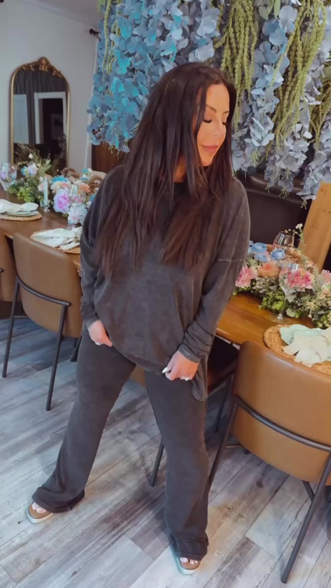 Charcoal  Ribbed Ultra Soft Joggers Stitch&Co