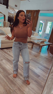 Soft Cooling Ultra Stretch Mocha Top