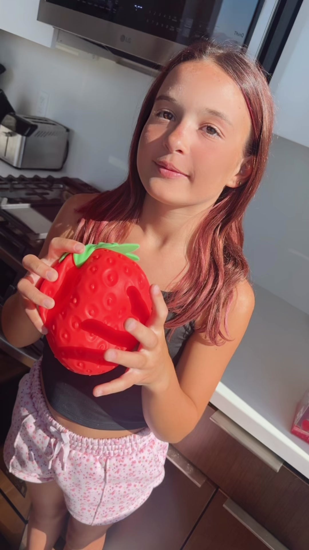 Giant Strawberry Squishy Toy