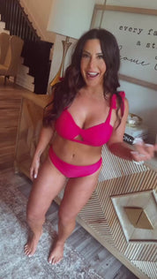 Hot pink 2 Piece Bathing Suit