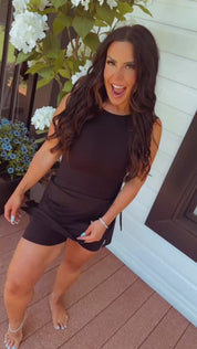 Heaven Soft Black Athletic Skort Dress
