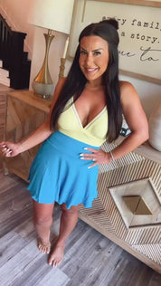 Royal Blue Sassy Active Skort