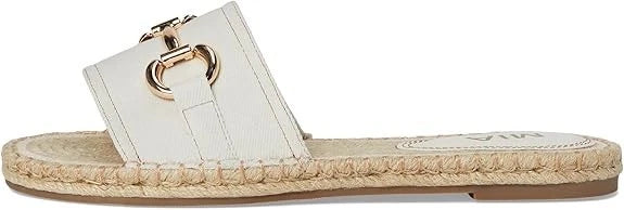 Mia Shoes White and Gold Diva Sandals