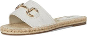 Mia Shoes White and Gold Diva Sandals
