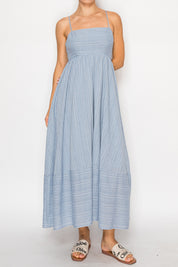 Denim Woven Mini Dress Stitch and Co 30a
