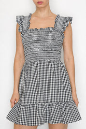 Black Woven Sleeveless Dress Dress Stitch and Co 30a