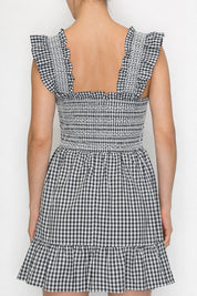 Black Woven Sleeveless Dress Dress Stitch and Co 30a