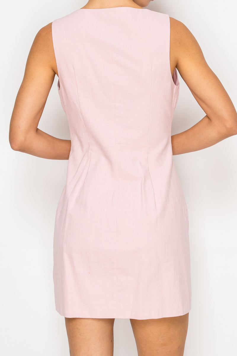 Chic Woven Pink Dress Stitch and Co 30a