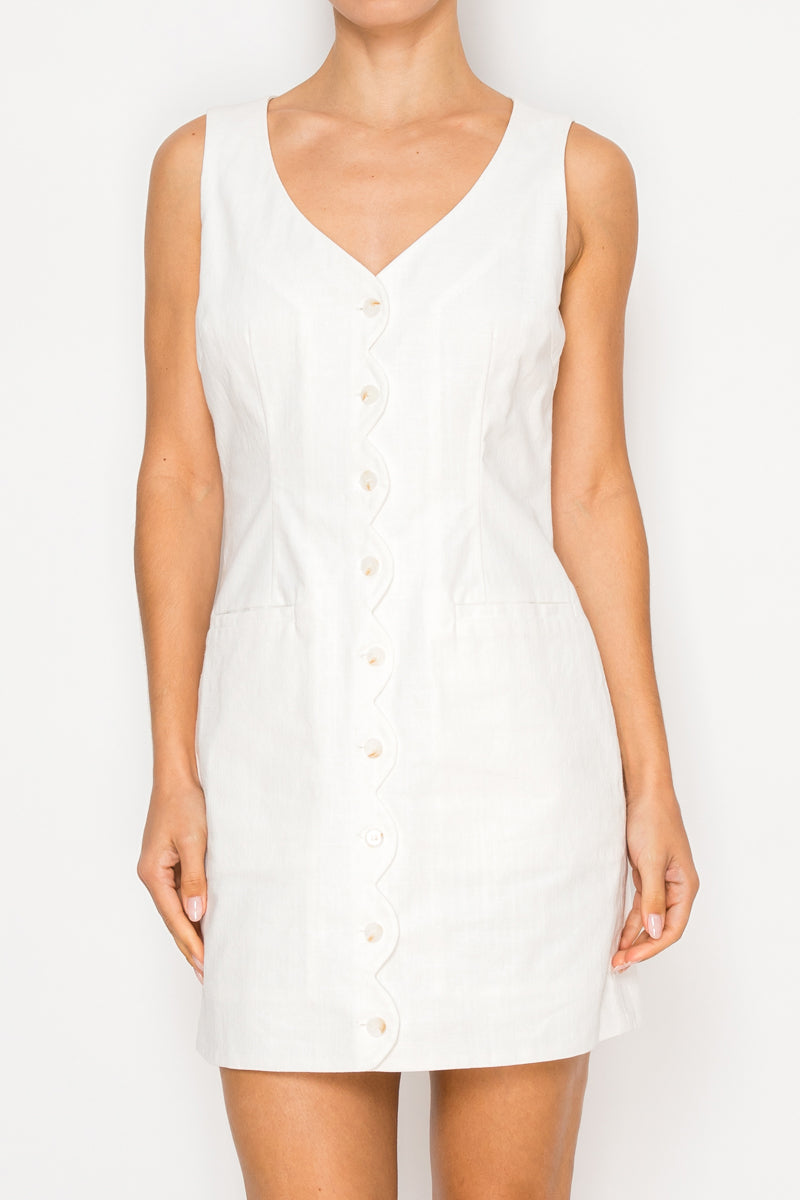Chic Woven White Dress Stitch and Co 30a