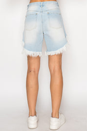 Light Wash Denim Shorts Stitch and Co 30a