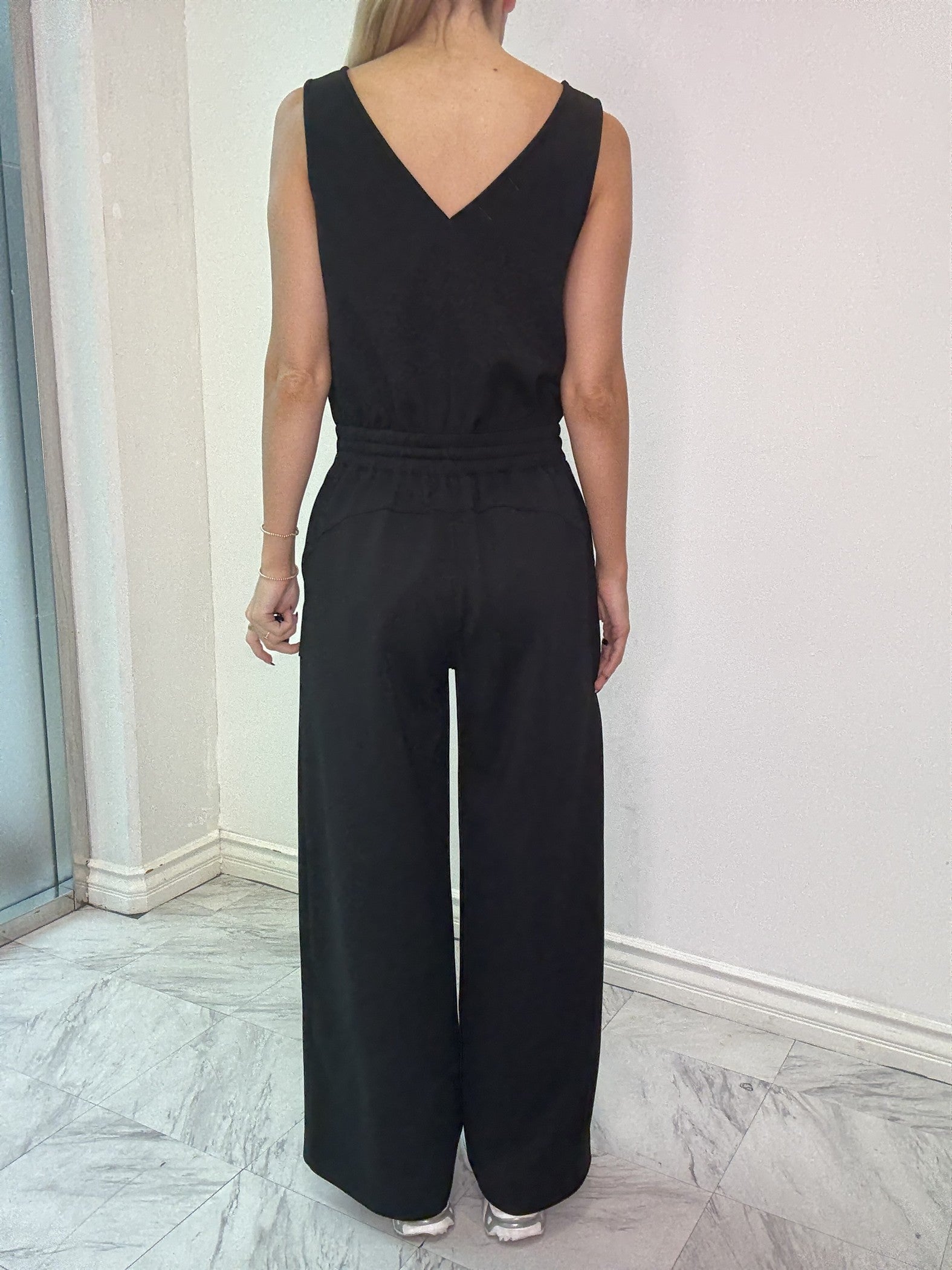 Black Knit Jumpsuit  Stitch and Co 30a