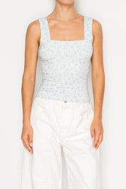 Chic Baby Blue  Sleeveless Top Stitch and Co 30A