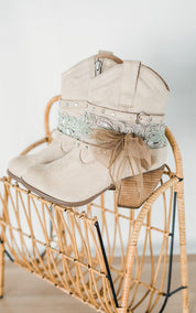 Stash Bootie in Cream