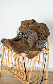 Stash Bootie in Taupe