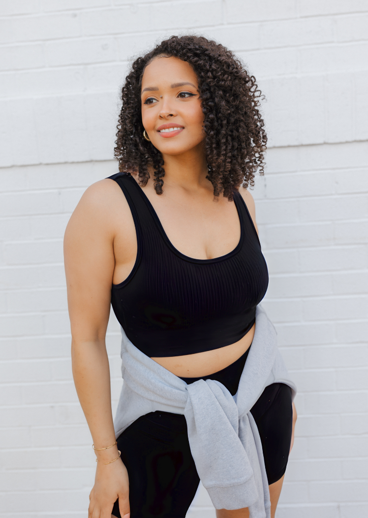 Ribbed Seamless Padded Bra (DW)