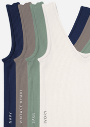 Ribbed Reversible Tank (DW)