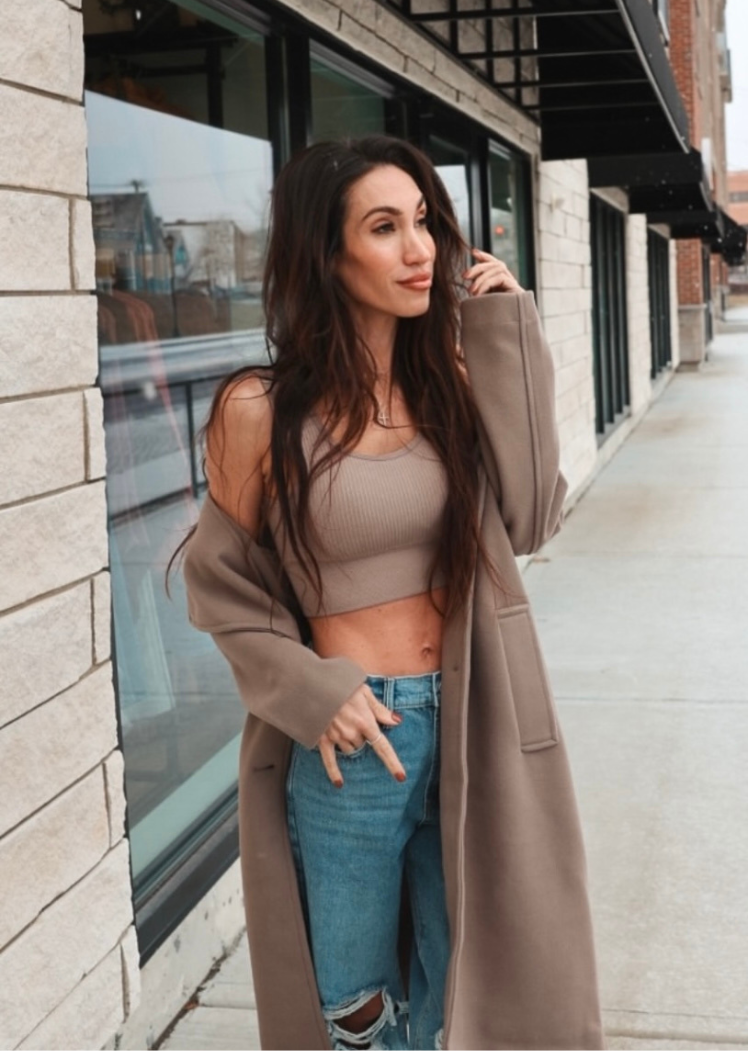 Ribbed Seamless Padded Bra (DW)