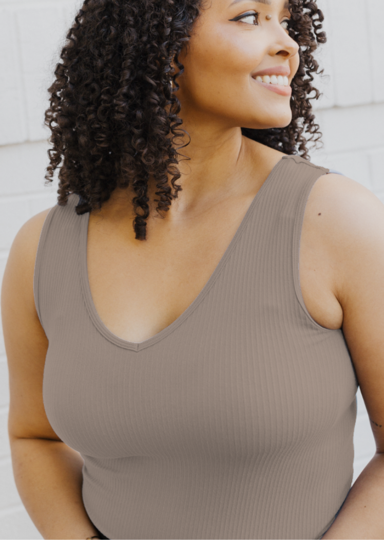 Ribbed Reversible Tank (DW)
