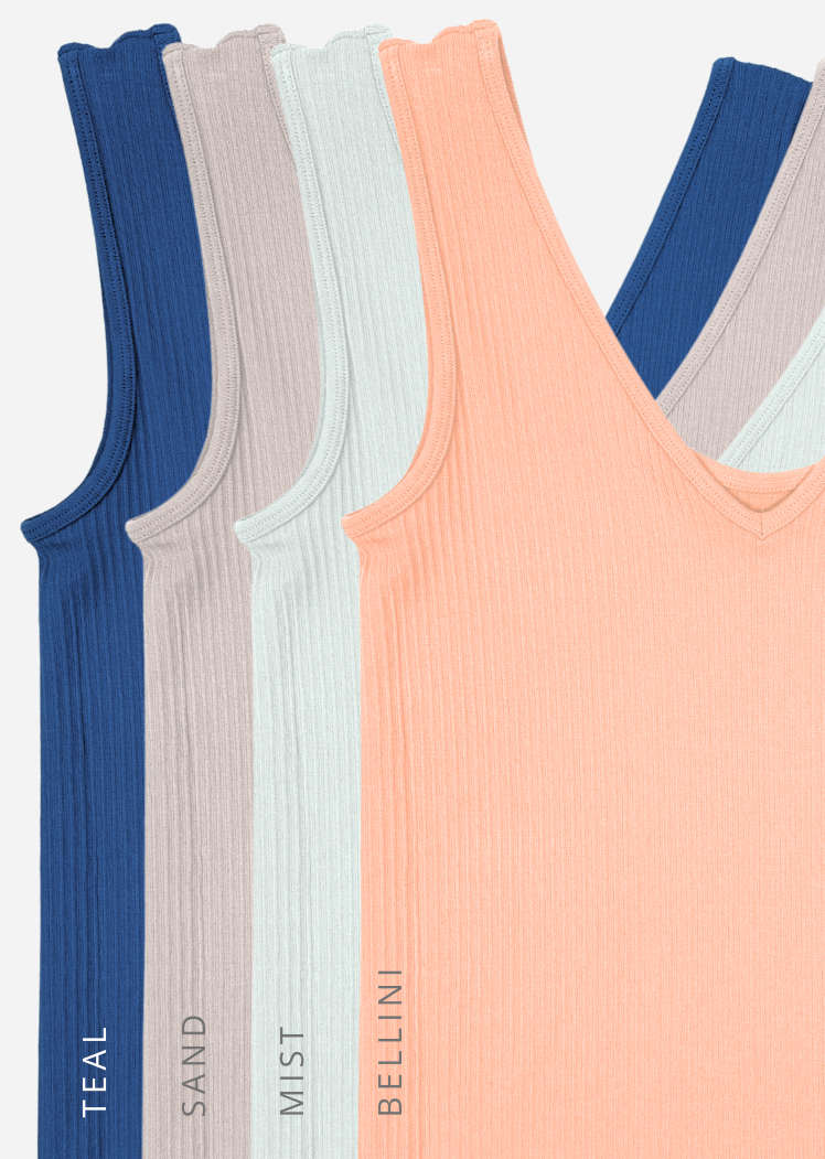 Ribbed Reversible Tank (DW)