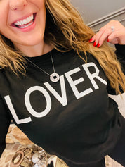 Soft Black Crewneck Sweater Lover