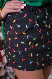 Christmas Lights Skort