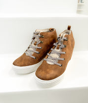 Tiburon Hidden Sneaker Wedge in Tan