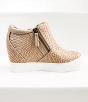 Timmibelle Wedge Sneaker in Blush