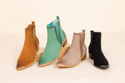 Wylie Suede Ankle Boot in Black