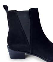 Wylie Suede Ankle Boot in Black