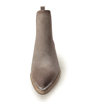 Wylie Suede Ankle Boot in Taupe